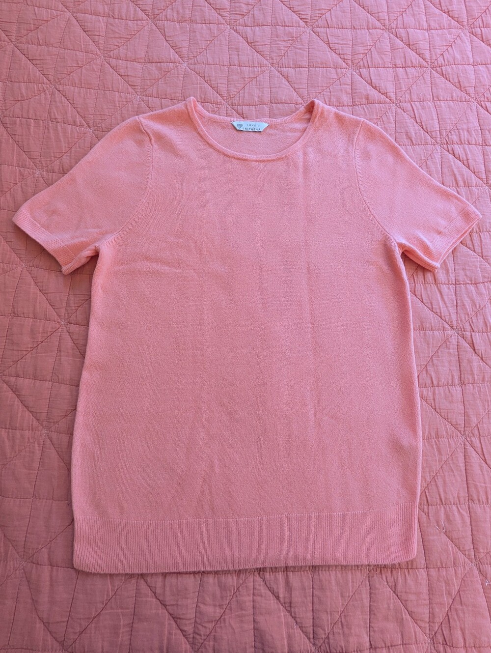 Love Knitwear Coral Crewneck Sweater T Shirt